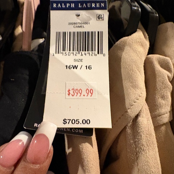 Ralph Lauren Tan Leather Fringe Jacket - Picture 3 of 3